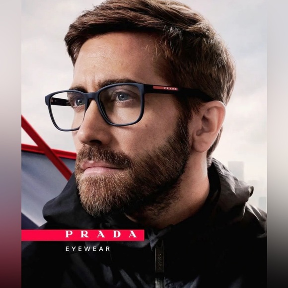Prada Other - New  - Prada Sport Linea Rossa PS 05LV 2881O1 Blue Rubber 53mm Eyeglasses